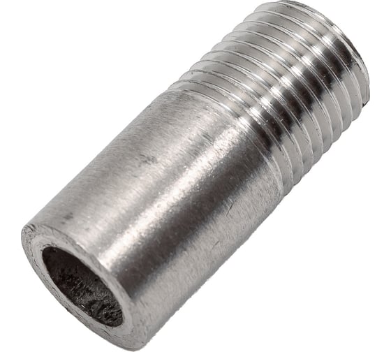Приварной нержавеющий ниппель (полусгон) TITAN LOCK нар. резьба, DN8, TL8HRT