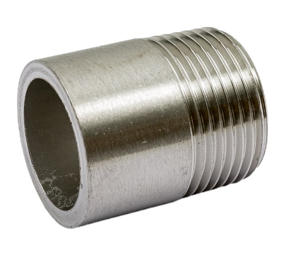 Приварной нержавеющий ниппель (полусгон) TITAN LOCK нар. резьба, DN25, TL25HRT