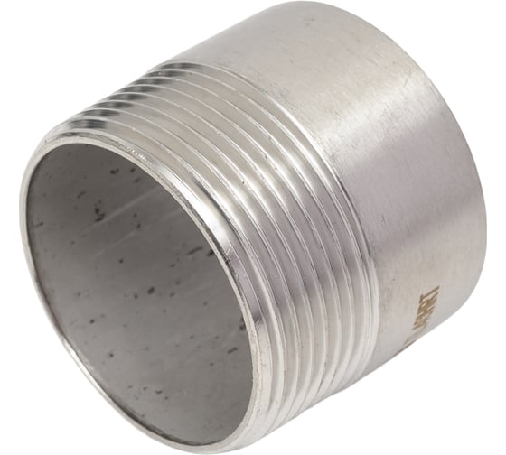 Приварной нержавеющий ниппель (полусгон) TITAN LOCK нар. резьба, DN40, TL40HRT