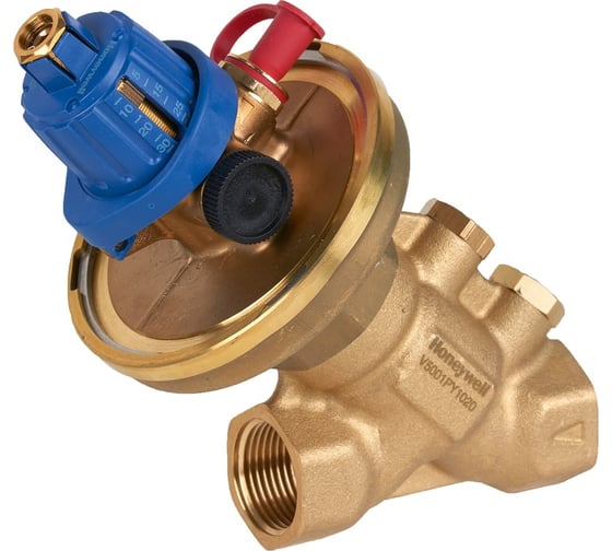 Регулятор давления Honeywell Kombi-Auto, Ду 40, 50...350 мбар, Qmin=200, Qmax=7500 V5001PY1040
