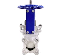 Шиберная задвижка DN.ru ss304-ss304-metal-1w-w ду300 ру10 со штурвалом и выдвижным штоком D040-05715