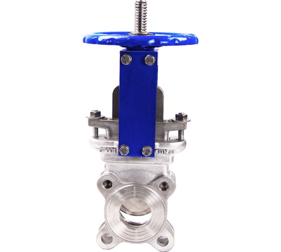 Задвижка шиберная DN.ru SS316-SS316-METAL-1W-W Ду300 Ру10 со штурвалом и выдвижным штоком D040-05733