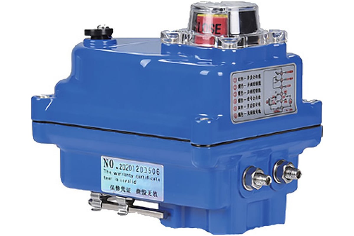 Четвертьоборотный электропривод DN.ru 003 blue 24в D300-00711 ...