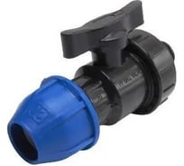 Кран Rvc ПНД 63x2 наружная резьба 15396