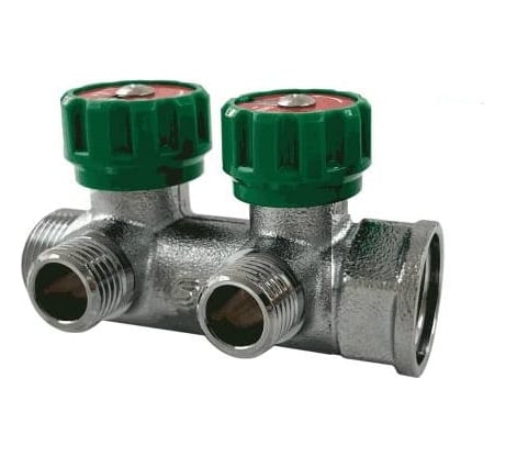 Регулируемый коллектор под евроконус Millennium 2 выхода 3/4" х1/2" 44990