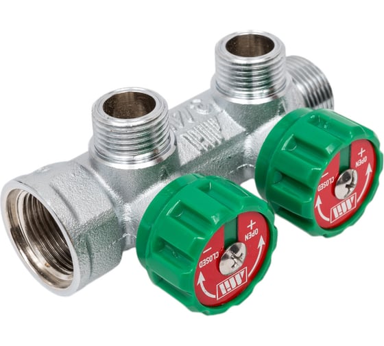 Регулируемый коллектор под евроконус Millennium 2 выхода 3/4" х1/2" 44990