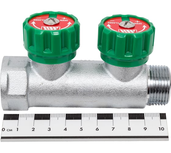 Регулируемый коллектор под евроконус Millennium 2 выхода 3/4" х1/2" 44990