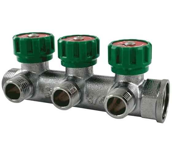 Регулируемый коллектор под евроконус Millennium 3 выхода 3/4"х1/2" 44991 1