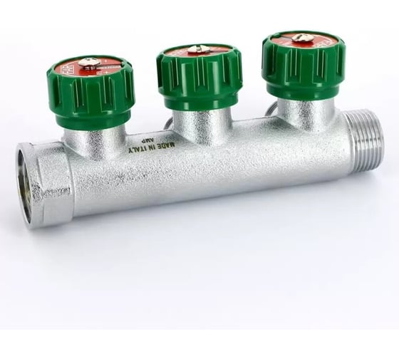Регулируемый коллектор под евроконус Millennium 3 выхода 3/4"х1/2" 44991