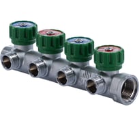 Регулируемый коллектор под евроконус Millennium 4 выхода 3/4"х1/2" 44992