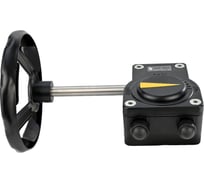 Четвертьоборотный редуктор DN.ru HAM-4, штурвал - 300 мм, квадрат штока 24х24, F10/F12 D240-00491