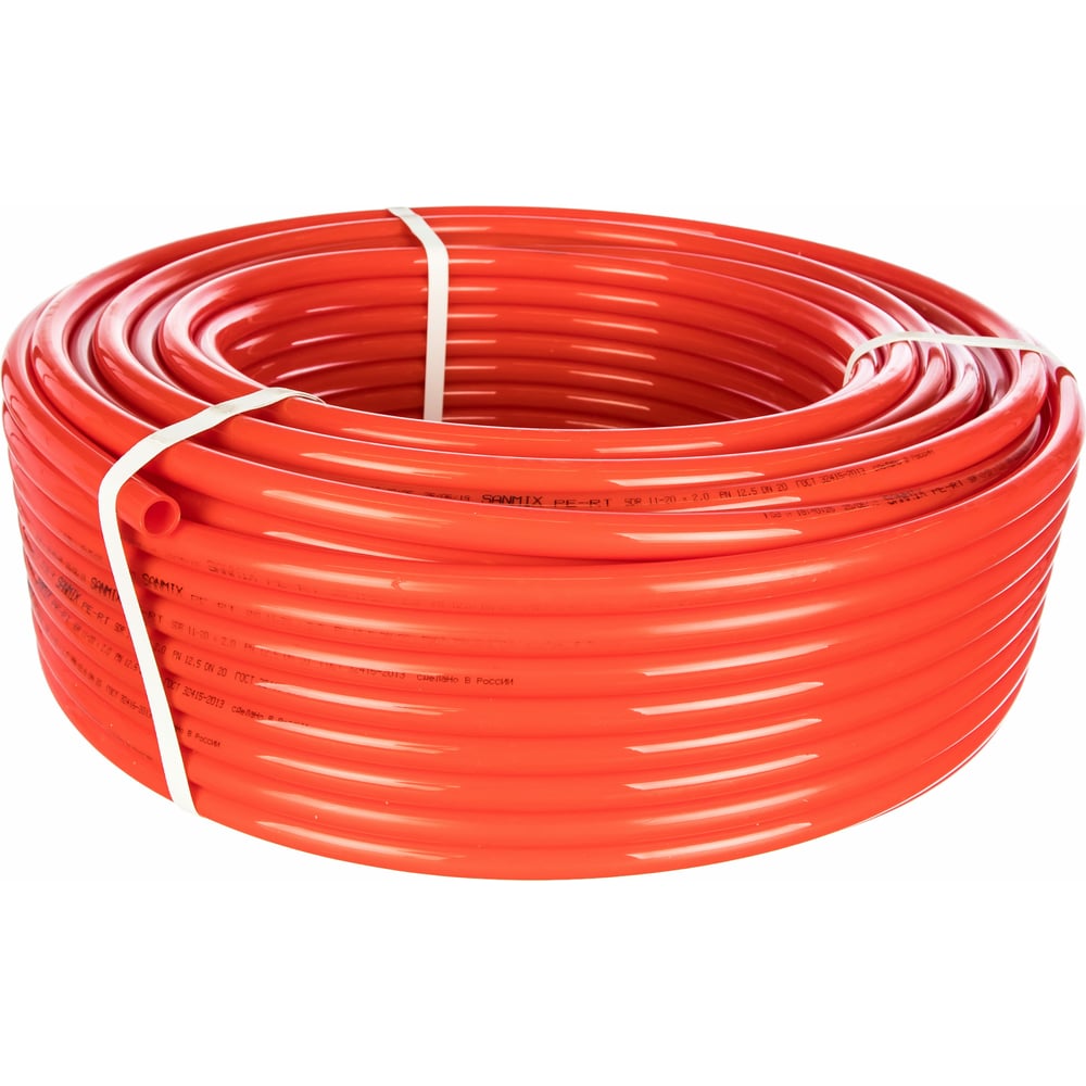 Труба для тёплого пола SANMIX PE-RT 20х2.0 мм, 200 м бухта, из ...