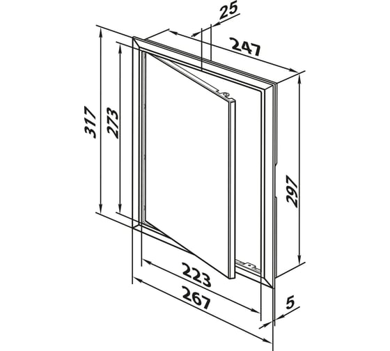 Дверца Zernberg porta 2530 10205821