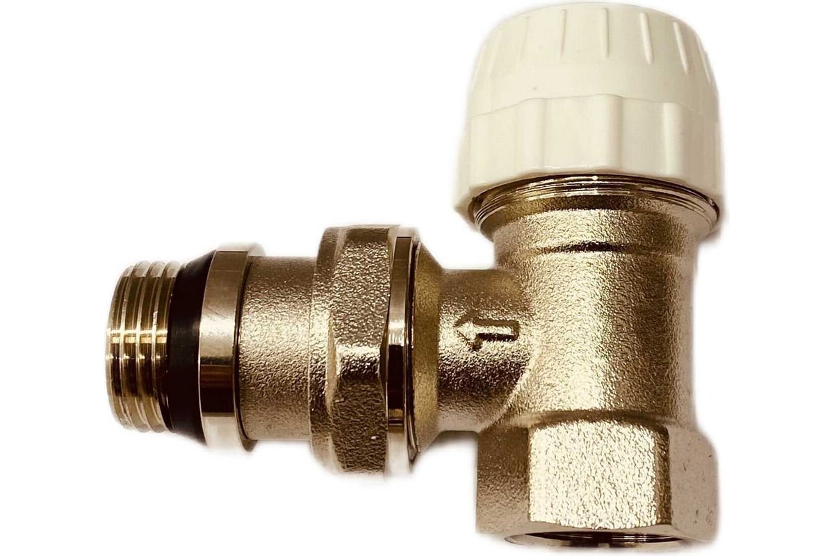 Кран для радиатора Millennium 3/4", угловой, верхний, под термоголовку ...