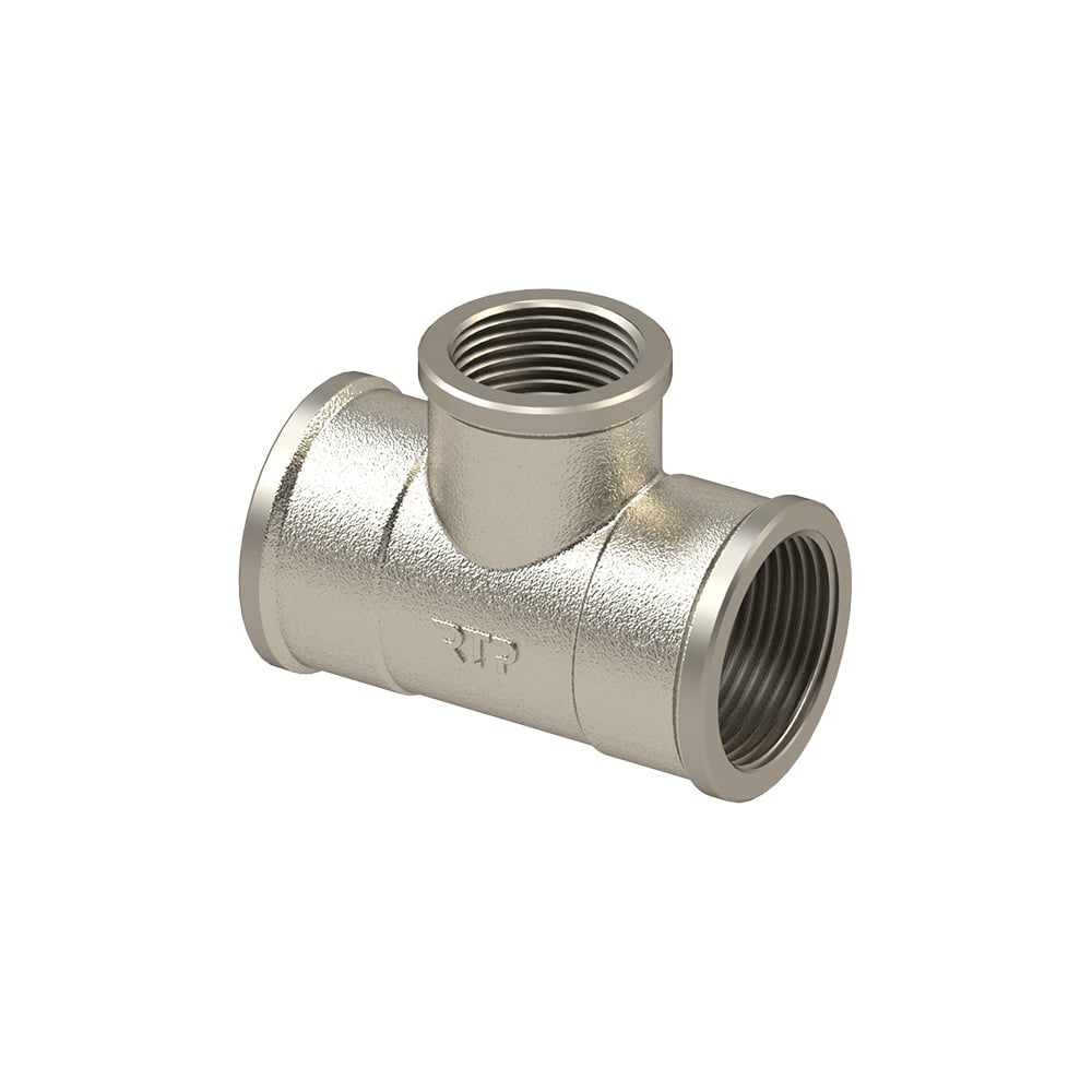 Переходной тройник RTP латунь, внутренняя/внутренняя/внутренняя резьба ...