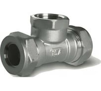 Никелированный тройник TIM  20 - 1/2 вн резьба - 20 771330