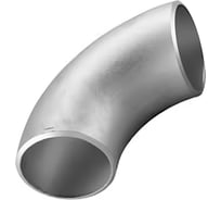 Стальной отвод МЕТАЛЛСЕРВИС крутоизогнутый, оцинкованный, дн57x2.5-3 (ду50), шов, под приварку 1211486