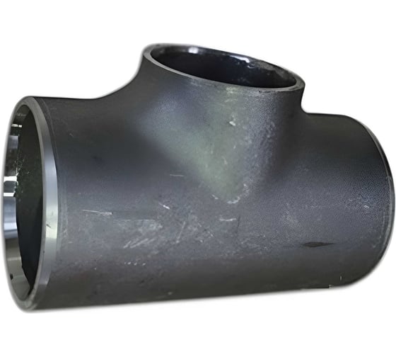Стальной тройник МЕТАЛЛСЕРВИС равнопроходной, дн 48.3x2.6 (ду 40), бесшовный исп 1, под приварку, гост 17376-2001 1212078 1