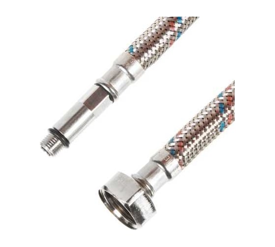 Шланг/подводка воды YATO нержавеющая оплетка Ø3/8″-М10 80см 71855 1