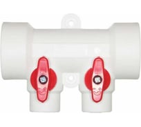 Коллектор AQUALINK PP-R с шаровыми кранами 32x20 2 выхода 03782