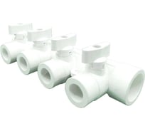 Коллектор с шаровыми кранами AQUALINK PP-R 32x20 4 выхода 3784