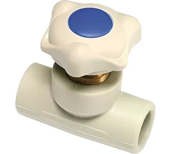 Вентиль WAVIN EKOPLASTIK 40, ППР, проходной SVE040XXXX