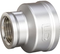 Переходная муфта LD dn25x20 (1"вр х 3/4"вр) латунь, никель LD.67.516.25х20