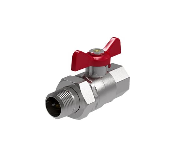 Шаровый кран Royal Thermo OPTIMAL 3/4 НГ, усиленный, бабочка НС-1060558