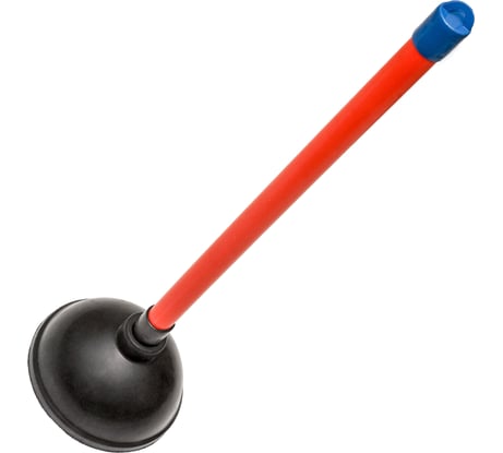 Вантуз для удаления засоров, чаша 14,9 см., пластиковая ручка 48 см КРОКОЧИСТ Классик 51270-1