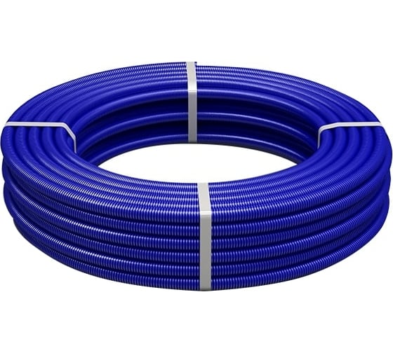 Гофрированная труба ROYAL THERMO 32 мм для труб 25, синяя, бухта 50 м НС-1118953