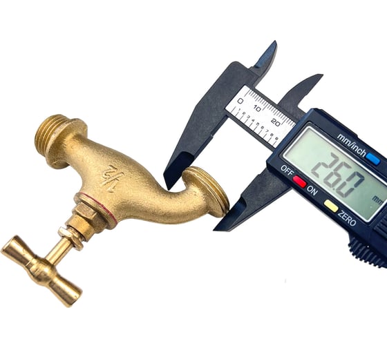 Кран садовый с вентелем Профитт вход 1/2", выход 3/4" 2103315