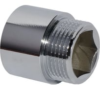 Удлинитель хромированный TIM 1/2"х15 мм вн/на 771055