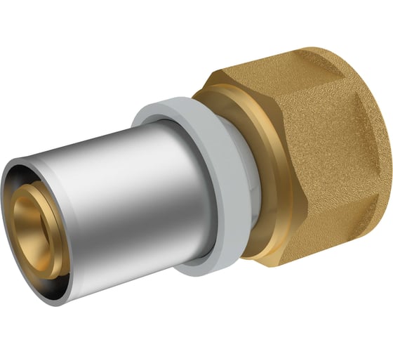 Штуцер RIIFO Omni с внутренней резьбой, пресс, латунь, 20-1/2"ВР (уп 10 шт) 1100046426 1