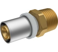 Штуцер RIIFO Omni с наружной резьбой, пресс, латунь, 26-1"НР (уп 5 шт) 1100045806