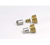 Штуцер RIIFO Omni с накидной гайкой, пресс, латунь, 20-3/4"НГ Евроконус 1100047345