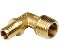 Угольник BYR PEX пресс, с наружной резьбой 1/2" x 16 (2.2) 6210