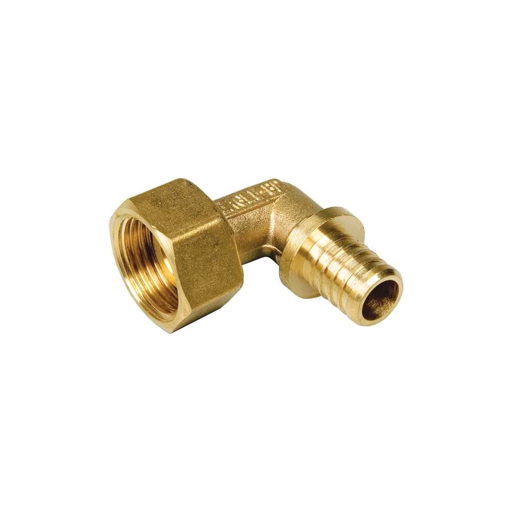 Угольник BYR PEX пресс, с накидной гайкой 3/4" х 20 (2.8) 6413 ...