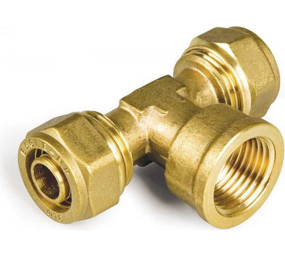 Тройник BYR PEX с внутренней резьбой 3/4" х 16 (1.8) 1501В 1
