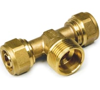 Тройник BYR PEX с наружной резьбой 3/4" х 25 (2.3) 1404В