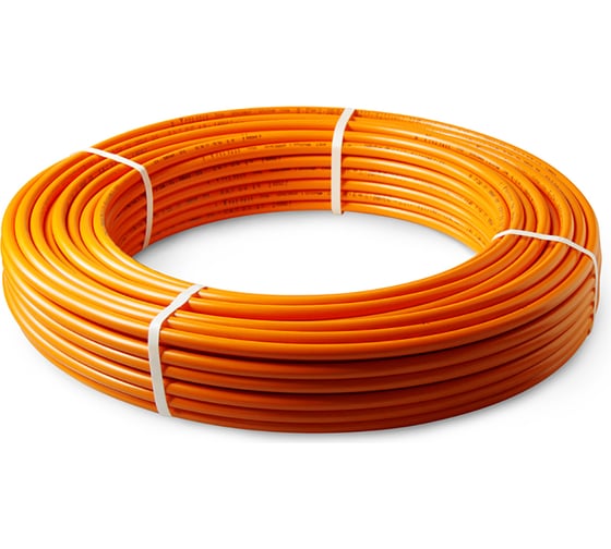 Пятислойная труба PRO AQUA PE-RT оранжевая, класс 5-8 бар, 16x2, 200 м PERT5O16200 1