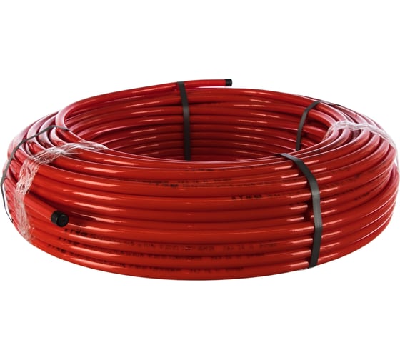 Однослойная труба PRO AQUA PE-RT Красная класс 4 - 8 бар 16x2 100м PERT1RD16100