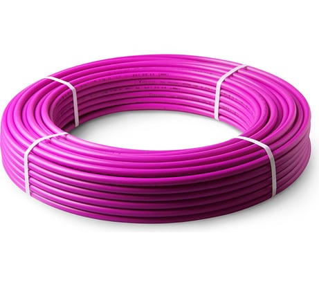 Пятислойная труба PRO AQUA PE-RT SDR 7,4 Фиолетовая 16x2,2 200м PERT5S7416200