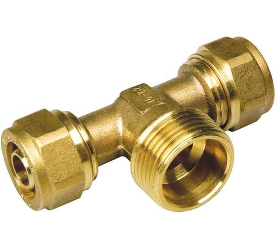Тройник BYR PEX с наружной резьбой 3/4" х 32 (4.4) 1416В 1