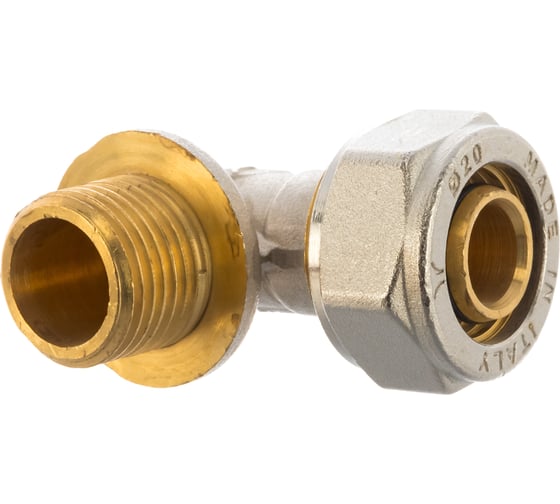 Угольник с НР PRO AQUA компресс. 20x1/2 K02-20-M15