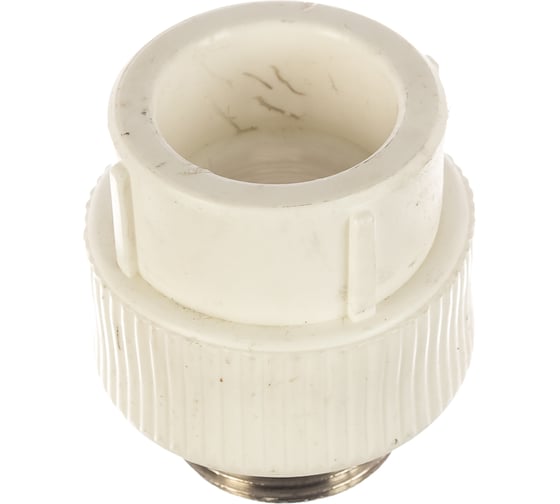 Комбинированная муфта PRO AQUA PP-R НР белая ШК 32-1 PA23018Pb