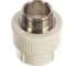 Комбинированная муфта PRO AQUA PP-R НР белая ШК 32-1 PA23018Pb 1