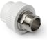 Комбинированная муфта под ключ PRO AQUA PP-R НР белая 90-3 PA23528 1