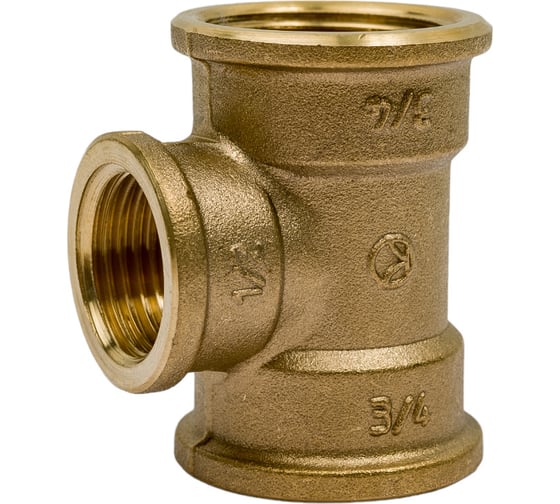 Редукционный тройник BYR PEX с внутренней резьбой 3/4"х1/2"х3/4" 4972