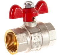 Шаровой полнопроходной кран PRO AQUA ручка-бабочка В-В 3/4 FWB63-f20-f20x