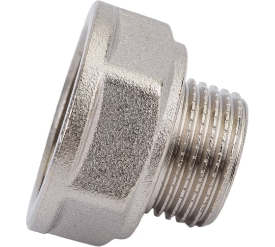 Латунный переход PRO AQUA Н/В резьбовой 3/8 x 1/2 08-M10-F15x 1
